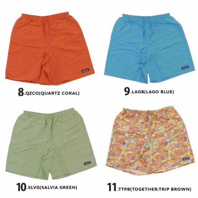 25SS新作追加] 新品 パタゴニア Patagonia Ms Baggies Longs 7