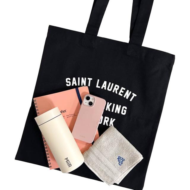 2025新作)新品 サンローラン SAINT LAURENT NEW YORK ADDRESS TOTE BAG