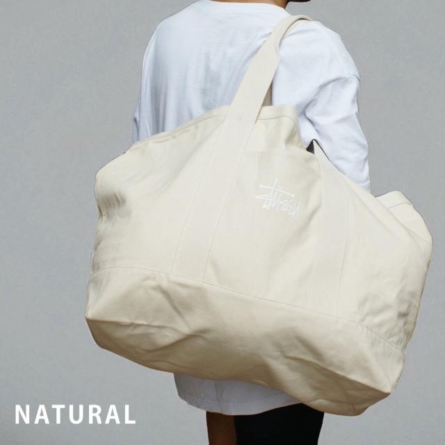 【超美品】Stussy RAFFIA BAG 25SS 白 ステューシー トート 大人気 【STUSSY】WOVEN TOTE BAG 25SS ○送料・関税込