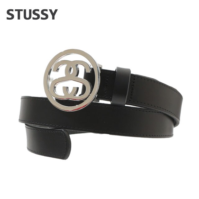 新品 ステューシー STUSSY SSLINK BUCKLE BELT SSリンク バックル レザーベルト グッズ