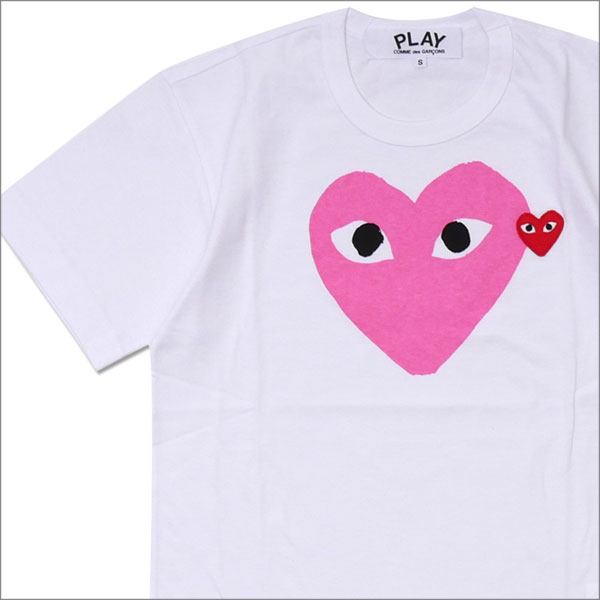新品 プレイ コムデギャルソン PLAY COMME des GARCONS COLOR HEART TEE Tシャツ AX-T106-051 半袖Tシャツ
