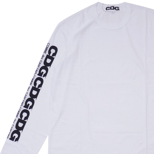 シーディージー Cdg コムデギャルソン Comme Des Garcons Cdg Ls Tee White 新品 Topsの通販はau Pay マーケット クリフエッジ