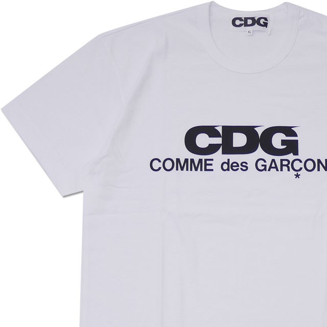 シーディージー Cdg コムデギャルソン Comme Des Garcons Logo Tee Tシャツ White 新品 半袖tシャツの通販はau Pay マーケット クリフエッジ