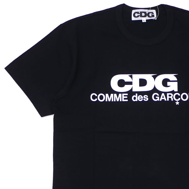 comme des garcons logo tee