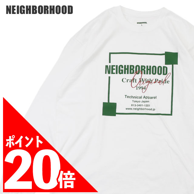 [期間限定ポイント20倍！] 新品 ネイバーフッド NEIGHBORHOOD NH.TEE LS-7 ロングスリーブ 長袖Tシャツ 241PCNH-LT07 TOPS