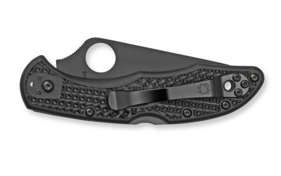 スパイダルコ/Spyderco デリカ4 オールブラック チタンコーティング 半