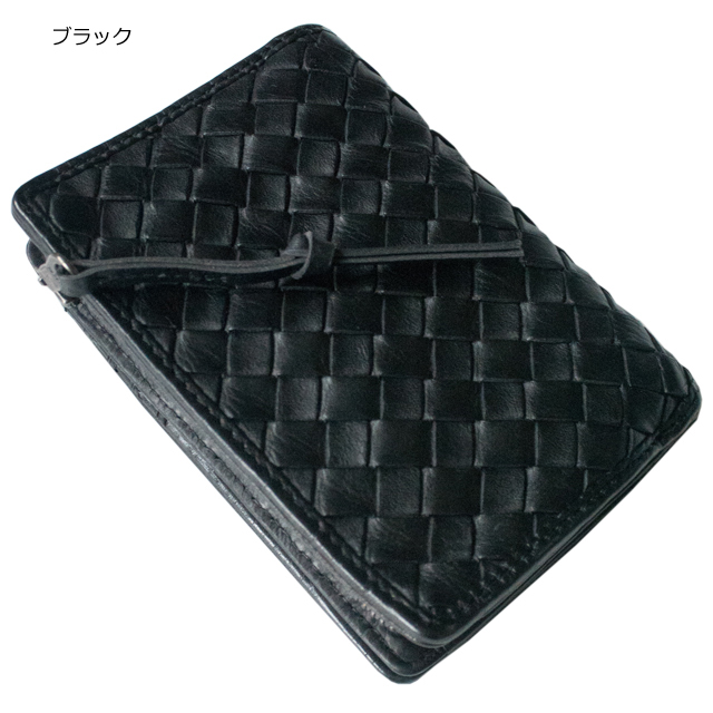 ダブルス 財布 メンズ 牛革 メッシュ 二つ折り財布 wlo-7641 doublesの通販は