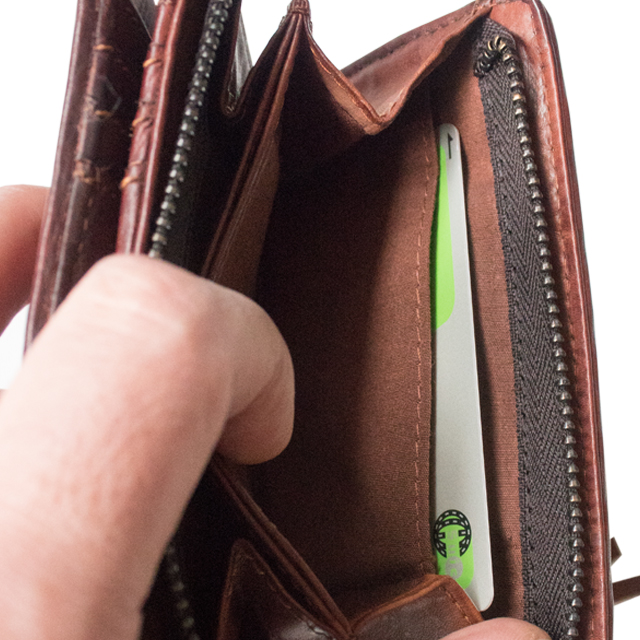 ダブルス 財布 メンズ 牛革 メッシュ 二つ折り財布 wlo-7641 doublesの通販は