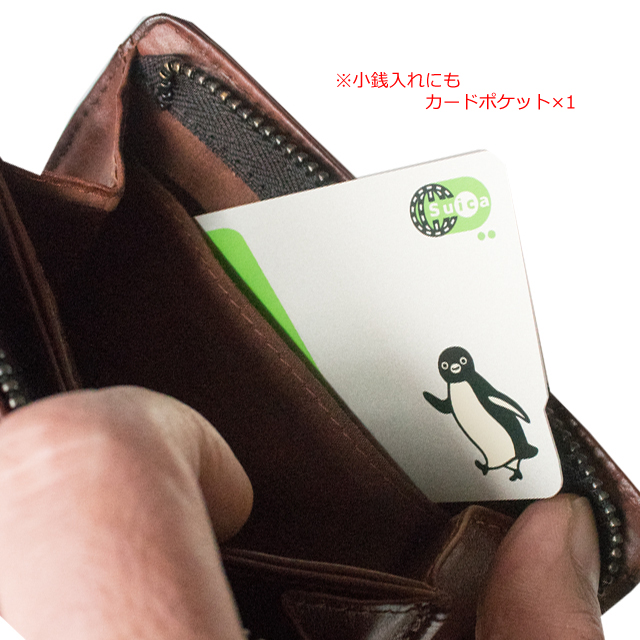 ダブルス 財布 メンズ 牛革 メッシュ 二つ折り財布 wlo-7641 doublesの通販は