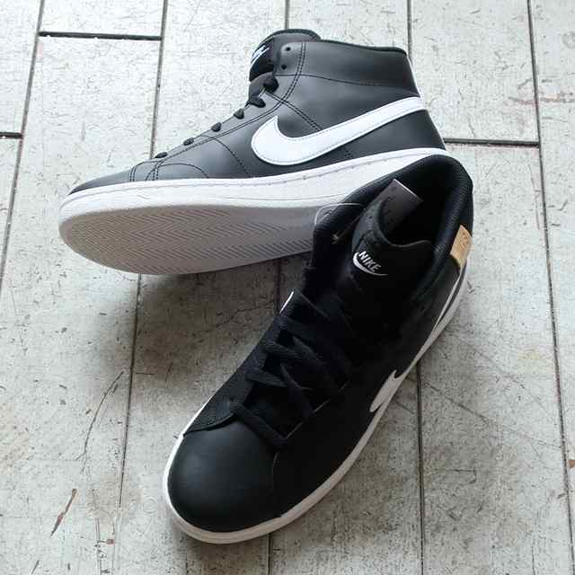 ナイキ スニーカー メンズ コート ロイヤル 2 ミッドカットスニーカー 黒 ブラック 靴 court royale 2 mid cq9179-100  nike