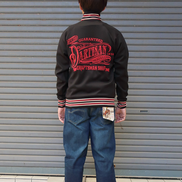 studio dartisan ダルチザン ジャージ トラックジャケット 8152 メンズ【STUDIO DARTISAN/ステュディオ・ダ・ルチザン/ダルチ/男性/トップス/トラックトップ/JK/軽アウター/アメカジ/ストリート】【2024年モデル】【正規品】の通販は