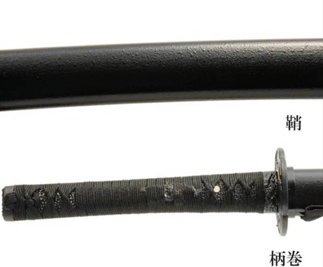 【永倉新八(長倉新八) 拵】美術日本刀(模造刀) ＋紫の刀剣袋(裏地付) 付属_1