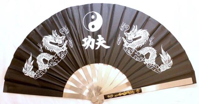 中華 双龍柄 鉄扇 鉄扇子 【2510-B】 重量480gの通販はau PAY