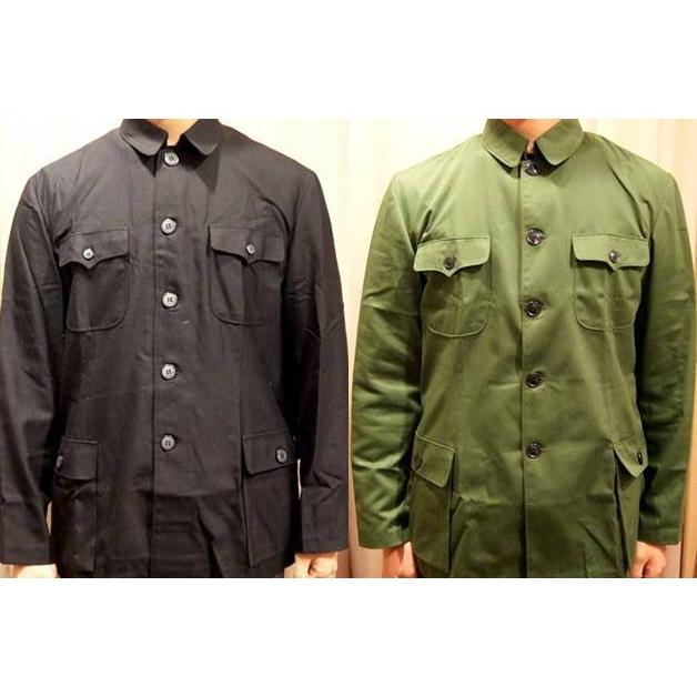コットン製中国人民服(中山服)上衣・灰色の通販はau PAY マーケット