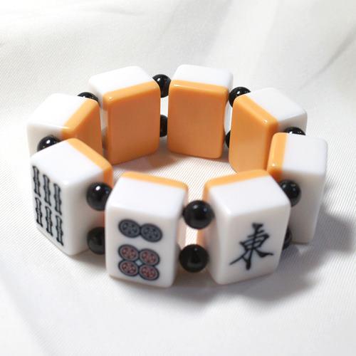 薄茶 麻雀牌ブレスレット 大の通販はau PAY マーケット - 横浜中華街