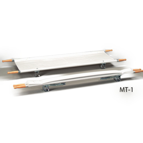 担架　（二つ折り）　ＭＴ−３ 担架 ＭＴ−２ 二つ折り アルミ ５．８ｋｇ ／折りたたみ／布担架
