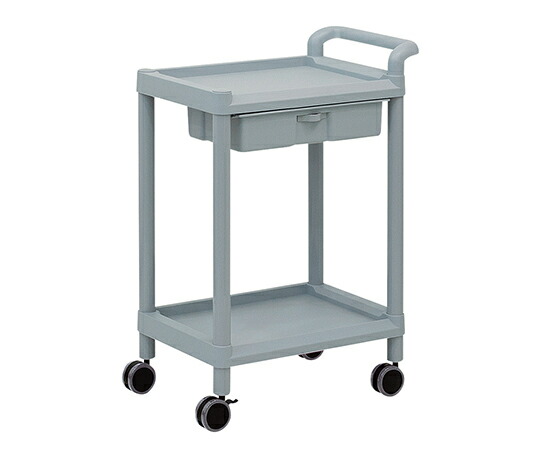 アズワン モバイルストレージカート 2段 598×368×839(引出し･ハンドル付) MSO11Cの通販は 12,638円