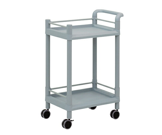 アズワン モバイルストレージカート 2段 610×370×897(ガード枠･ハンドル付) MSO11Gの通販は 17,595円