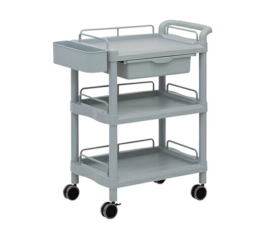 アズワン モバイルポケットカート(引出し付き) 3段 650×410×867 MP61BG