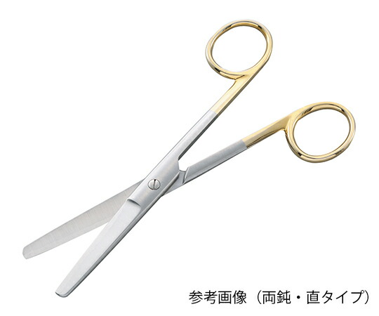 ナビス（アズワン） TC外科剪刀 (超鋼チップ付) 両鈍・直 145mm 05-004-145