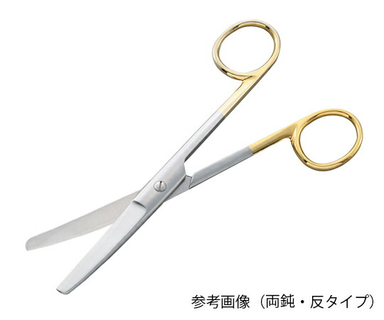 ナビス（アズワン） TC外科剪刀 (超鋼チップ付) 両鈍・反 145mm 05-013-145
