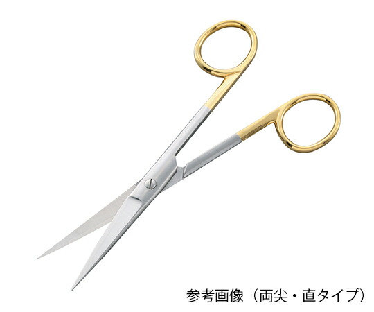ナビス（アズワン） TC外科剪刀 (超鋼チップ付) 両尖・直 145mm 05-022-145