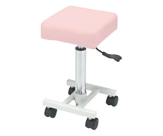 ナビス（アズワン） スリムスツール ピンク 260×260×485〜680mm CS-PK
