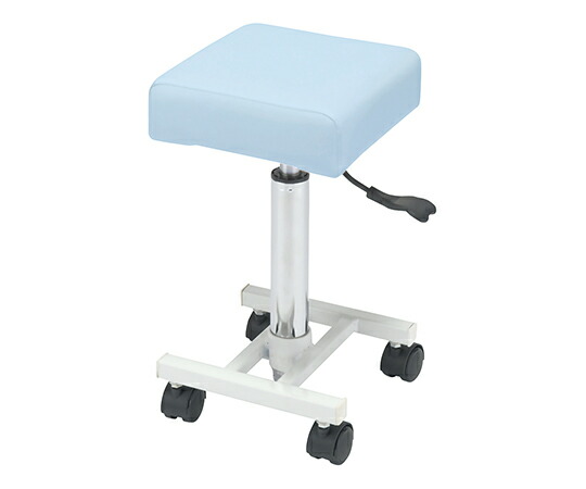 ナビス（アズワン） スリムスツール ライトブルー 260×260×485〜680mm CS-BL