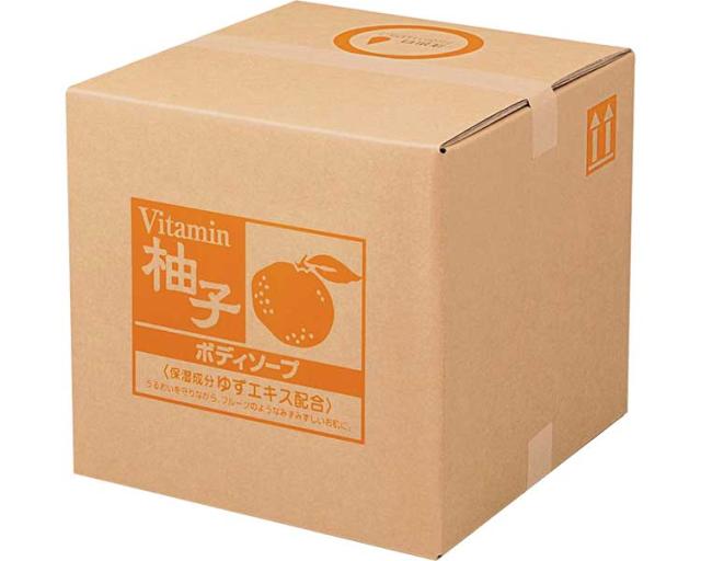 熊野油脂 株式会社 ｽｸﾘｯﾄ 柚子ﾎﾞﾃﾞｨｿｰﾌﾟ 4337　18L　ｺｯｸ付