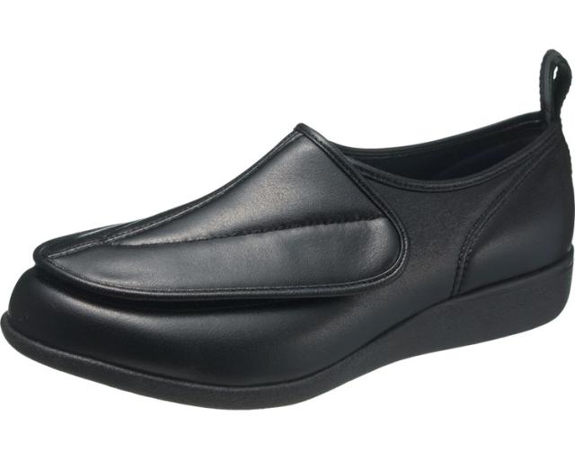 アサヒシューズ 株式会社 快歩主義 M003 ブラックスムース 26.0cm 介護シューズ/リハビリシューズ