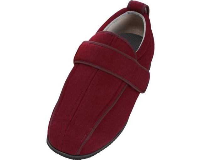 徳武産業 株式会社 ｹｱﾌﾙ　7030　7E ﾜｲﾝ　M 介護シューズ/リハビリシューズ