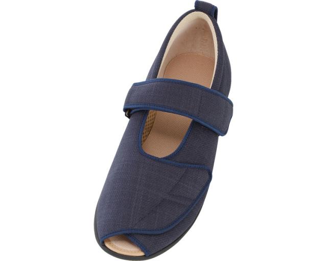 徳武産業 株式会社 ｵｰﾌﾟﾝﾏｼﾞｯｸ　7031　5E 紺　M 介護シューズ/リハビリシューズの通販は 6,048円