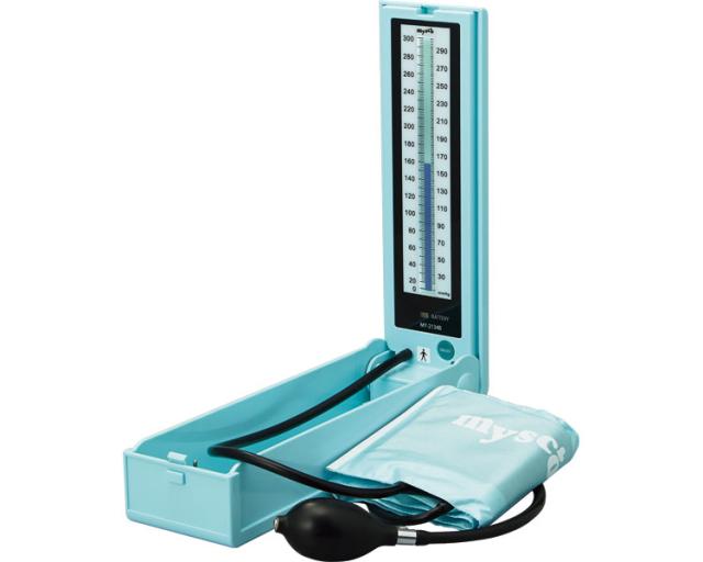 松吉医科器械 株式会社 ﾏﾂﾖｼ水銀ﾚｽ血圧計 MY-2134B　ﾌﾞﾙｰの通販は 7,952円