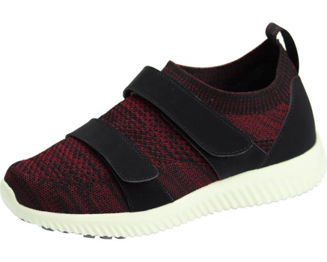 株式会社 マリアンヌ製靴 SaiSai ストレッチスニーカー　WG120 ﾃﾞｨｰﾌﾟﾚｯﾄﾞ　4L 介護シューズ/リハビリシューズ