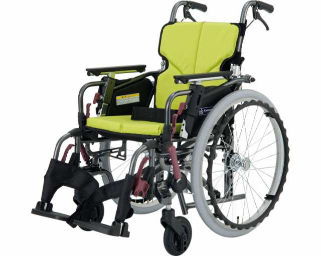 株式会社 カワムラサイクル 車椅子 モダンC KMD-C22-38-M A10_赤ﾁｪｯｸ