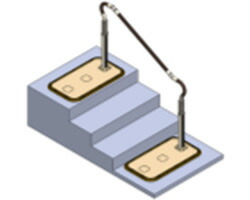 パナソニック エイジフリー 株式会社 ｽﾑｰﾃﾞｨ　標準伸縮ﾀｲﾌﾟ XPN-L80611　片手すり