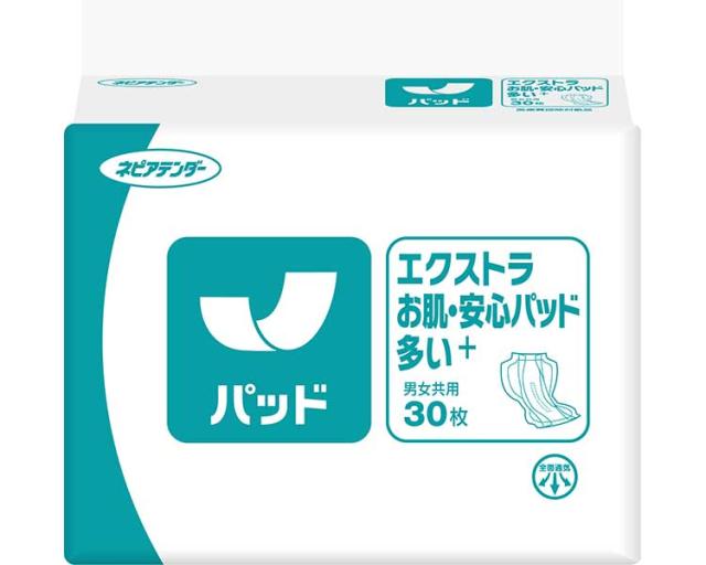 王子ネピア 株式会社 ﾃﾝﾀﾞｰｴｸｽﾄﾗお肌・安心ﾊﾟｯﾄﾞ多い＋ TQ40　30枚（4）