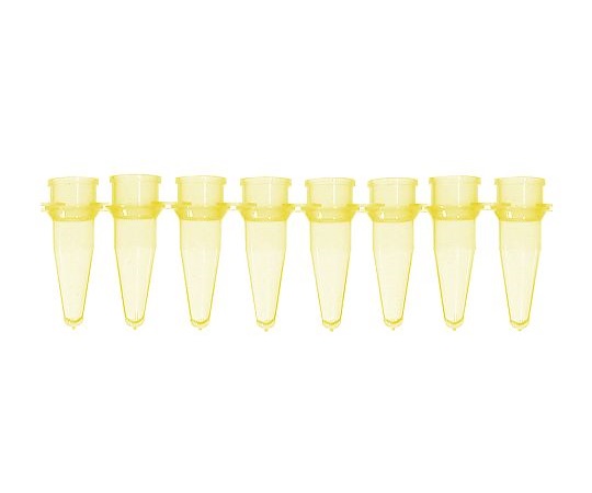 PCRチューブ　8連0.2mL　黄　125本入 5010-3 Bio　Plas