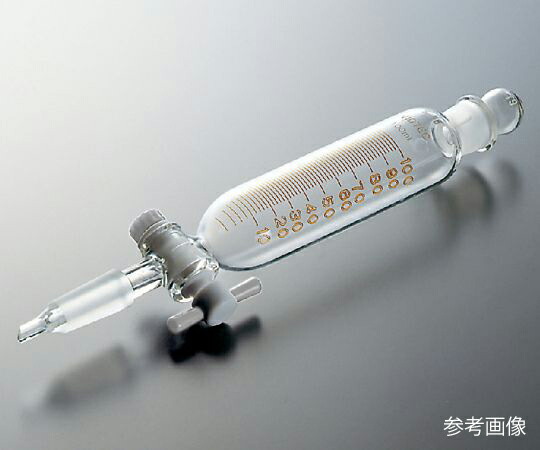 滴下ロート（PTFEコック付・目盛付）50mL　普通摺合 2153-01-1 コスモスビード（VIDTEC）