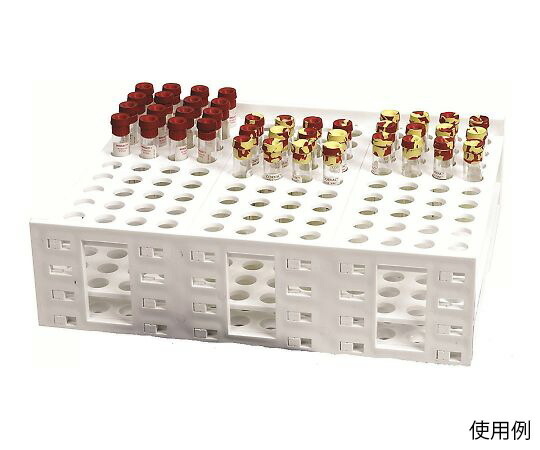 試験管ラック（Mega　Rack）　φ13〜16mm　120本用 HS24323E HEATHROW