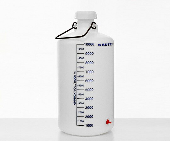 ハンドル付細口瓶（青目盛付）　10L 2000084133 KAUTEXの通販は