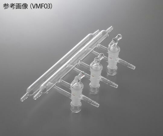 真空マニホールド（ガス置換用）　380×100×160mm VMF04 アズワンの通販は