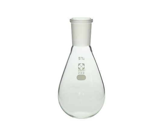 共通平底なす形フラスコ　29/42　200mL 柴田科学