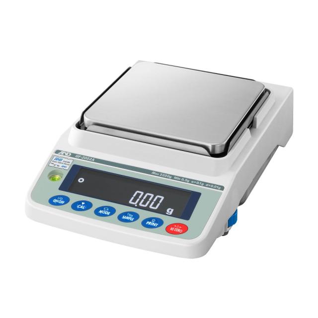 ベーシック電子天びん GF-Aシリーズ ひょう量:2200g 最小表示:0.01g GF2002A エー・アンド・デイ