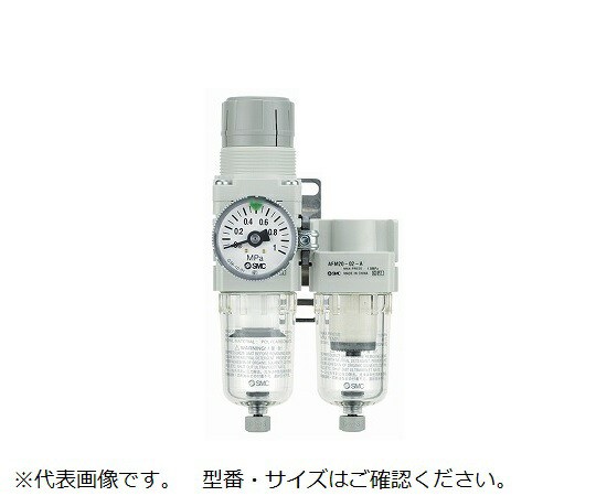 エアーフィルター　フィルターレギュレーター+ミストセパレーター　Rc1/4 AC30D-02G-B SMCの通販は 18,701円
