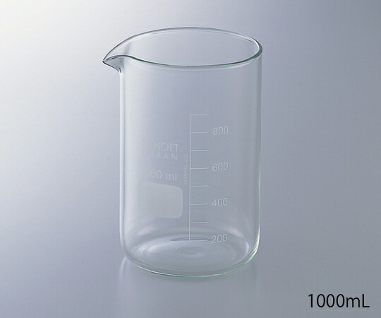 厚手ビーカー　500mL 211314401 SCHOTT/DURANの通販は 6,627円