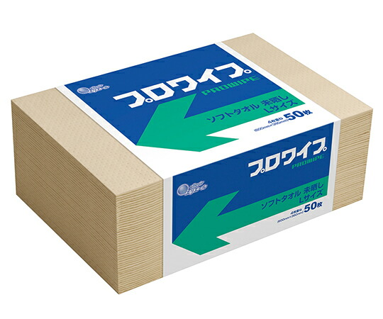 エリエール　プロワイプ　ソフトタオル　未晒帯どめLサイズ50 703524 エリエール（大王製紙）