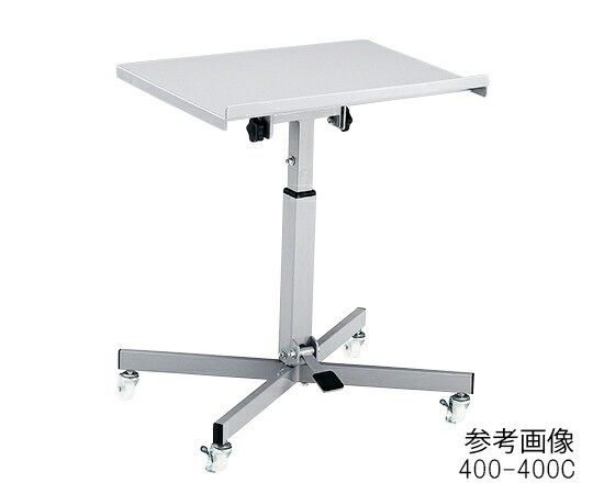 昇降・チルト作業台　ガススプリング昇降式　キャスタータイプ　600×450×670〜810mm 600-450Cの通販は脚立・はしご・作業台
