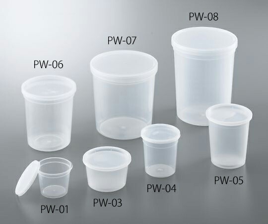 アズワン ディスポPPサンプル保存容器　228mL　100個入 1箱(100個入) PW-03の通販は