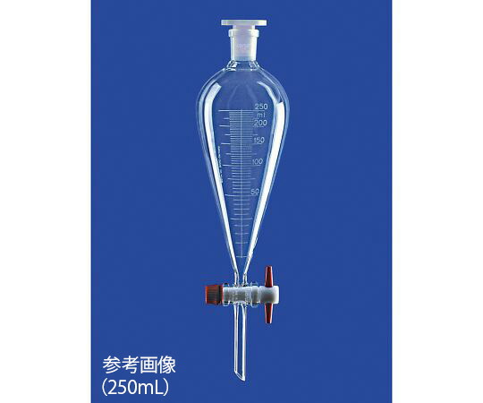 目盛付分液ロート（スキーブ型）　100mL 04016137